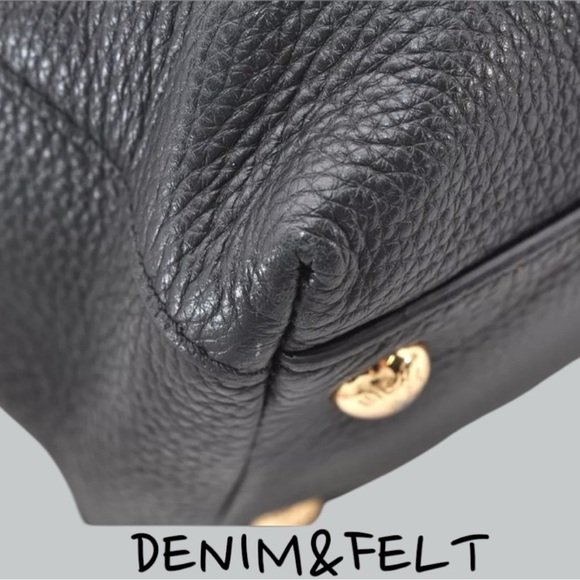 Michael Kors Harper Large East West Tote Black Leather Shoulder Bag | PRELOVED! - Picture 11 of 16